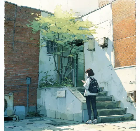 纪实观察主题片单封面，画面呈现城市街景与观察视角